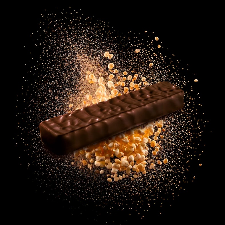 MIAM protein bar with chocolate and peanut explosion